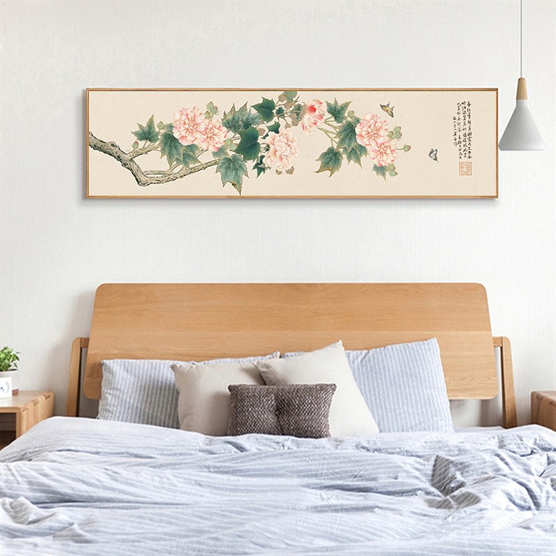 804花开富贵国画牡丹花国之纯粹花鸟中式客厅卧室牀头画装饰字画