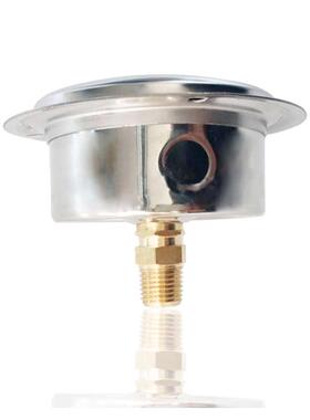 不锈钢压力表耐震充油压力表Y60ZT1/4NPT带前边直销轴向厂40MPA