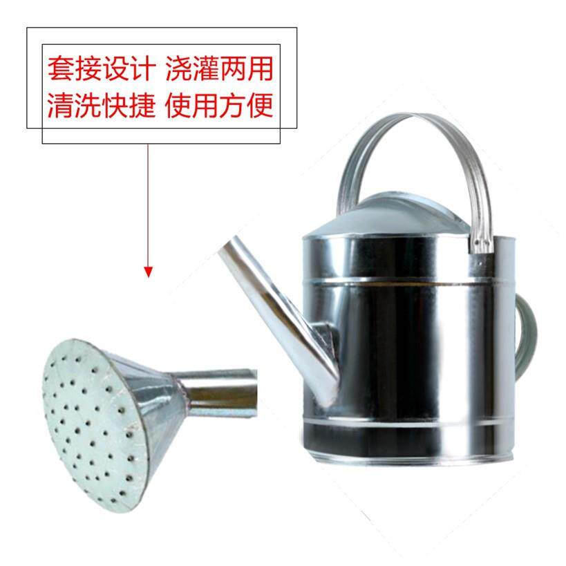 加厚不锈钢洒水壶家用大容量长嘴浇花浇水浇菜淋花加油桶喷壶