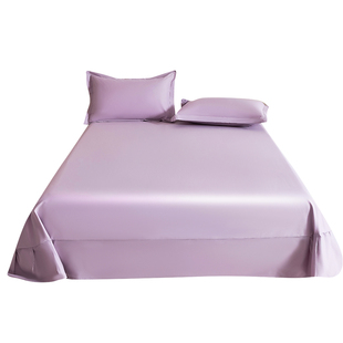 纯棉床单单件100全棉款1.35/1.8北欧粉色公主2花边被单春夏双人米