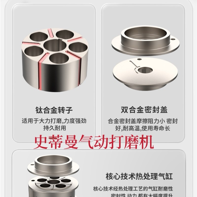 史蒂曼气动打磨机,研磨机,砂纸机,适用于汽车,家具等作业