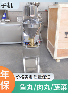 自动包心肉丸子机 墨鱼丸子机 黄花鱼丸成型机