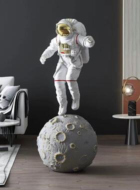 斯堪的纳维亚创意宇航员客厅电视橱柜装饰家居配件入口门廊宇航员