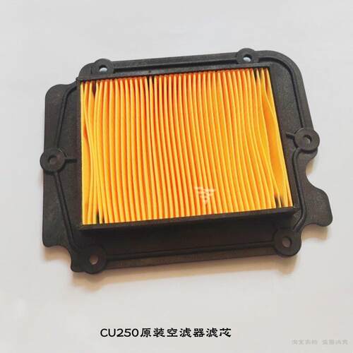 VOGE无极机车空气滤芯CU250原厂空气滤清器LX250-22空滤器配件组