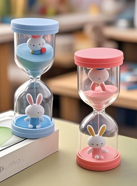 全塑料儿童防摔沙漏计时器时间3-5-10-30桌面摆件学生礼物毕业