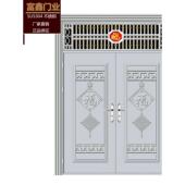 不锈钢大门双开门乡村家用防盗门入户白钢进户农村自建房大门