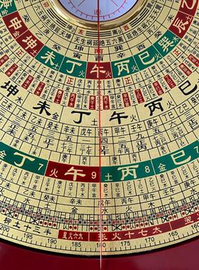全新万福堂纯铜指南针高精度专业三合一三合一综合盘面8.3寸大字