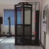 厂家铁质烤漆汽车隔热膜展柜6面旋转隔热膜测试展架带天窗展示架