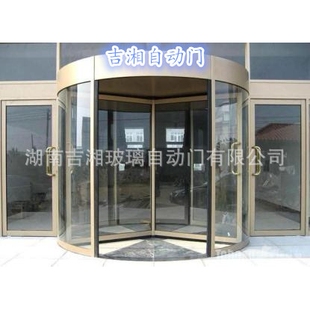 厂家直供 豪华型两翼三翼旋转门 酒店防夹旋转门 不锈钢旋转门