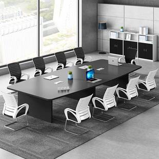 议桌长条桌椅简会2115约现桌代职员办桌长桌大型公洽谈培训桌办公