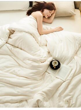 02人2新款60软s木2本提花大豆被子被芯柔亲肤单人双冬被5032春秋