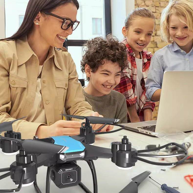 D组遥控飞机拼装四轴飞行器全I套配件航模Y型社H108团培训航拍无