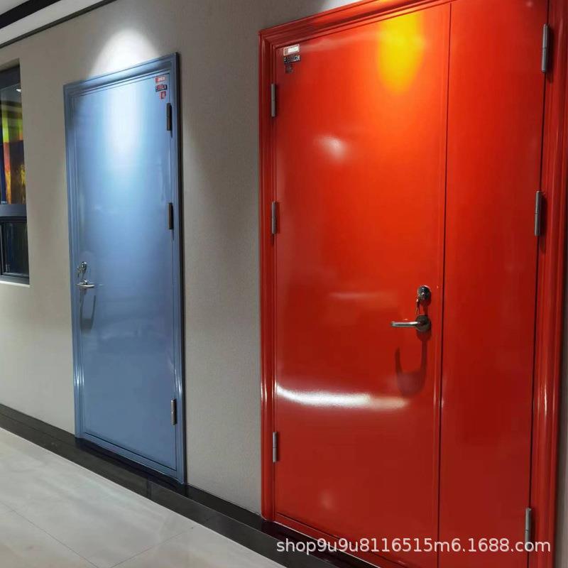 加防火门工定制甲门级乙级钢防火门单双开不制锈钢程工酒店消防管
