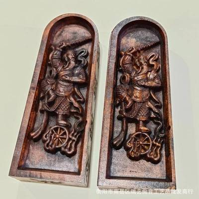 枣木雕刻令24531枣牌用王官仿古令尺道灵家品木实做旧五雷令尺