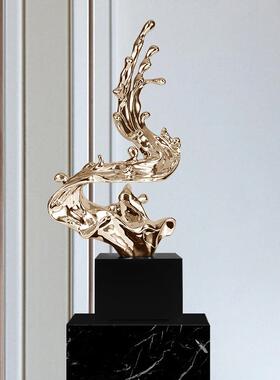 售玄板处雕塑摆件现代艺术品0758树脂酒店大厅楼样房关办公室客厅