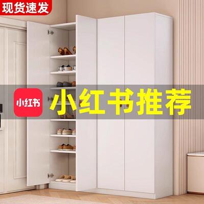 鞋柜鞋储架大对开门家用门ZMS口容量玄关柜多层收现代纳简约阳台