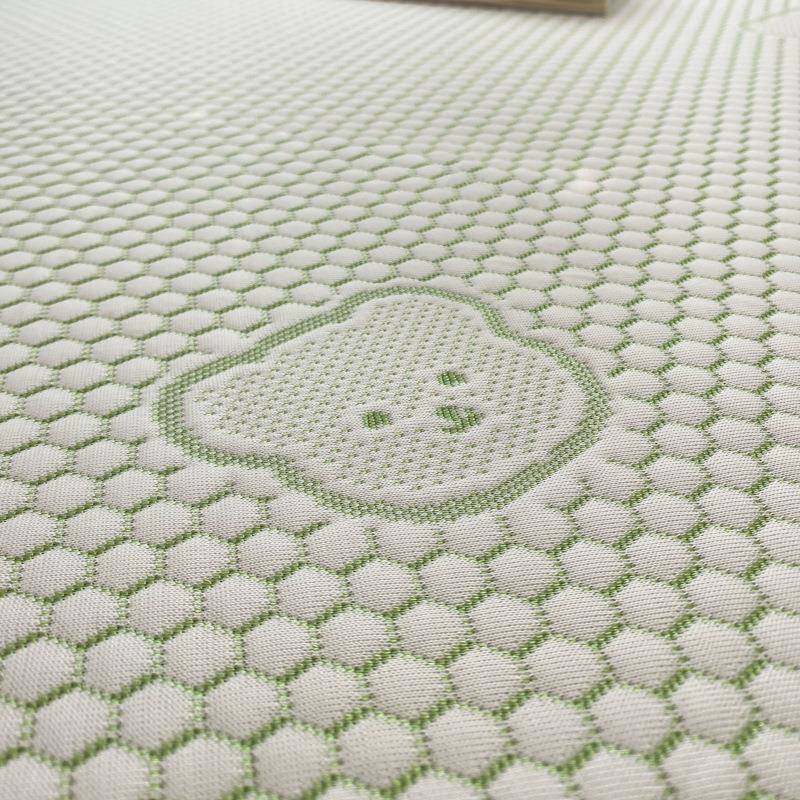 洗202YJX5热A类冰豆豆提花凉席套件可款折床叠空调软席笠款直播爆