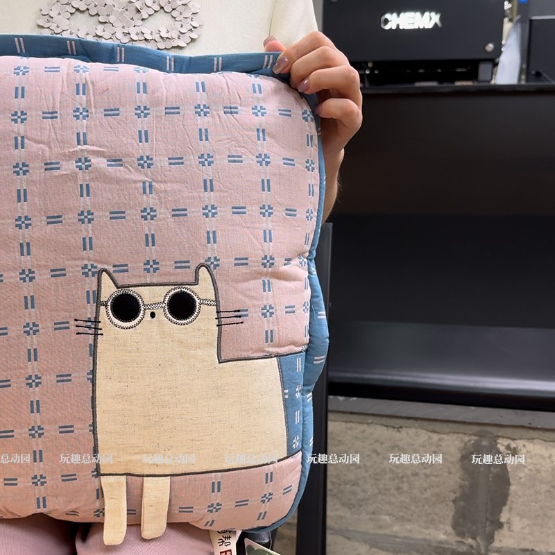 萌帮动物抱枕被子两用办公室午睡枕头靠垫车载毯子二合一汽车靠枕