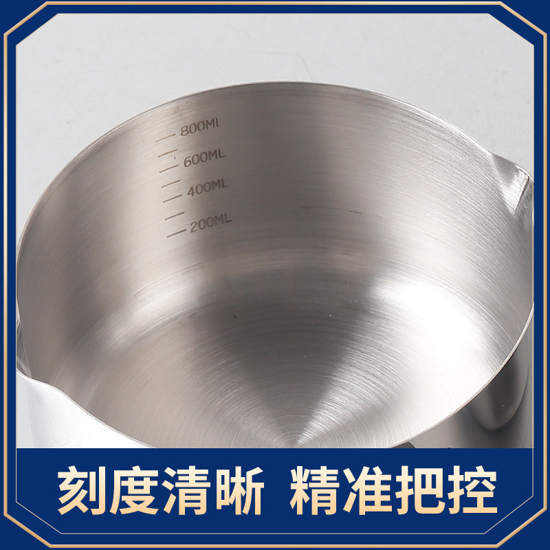 不锈钢泼油锅家用大号厨房热油神器迷你呛油淋油小油锅多功能锅图片