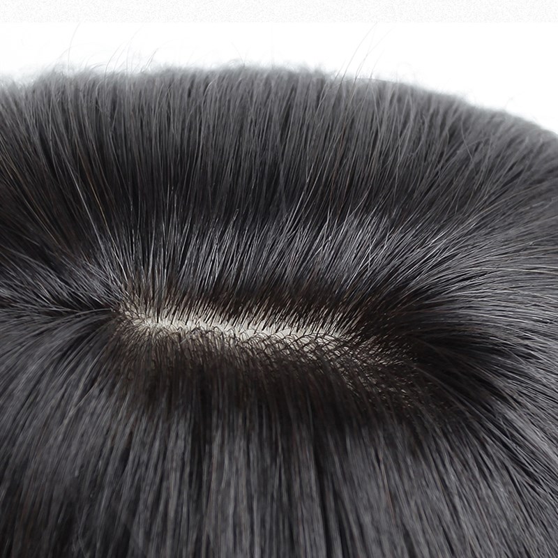 3d法式刘海空气假刘海头顶遮白补发片假发女自然前额全真发假发片