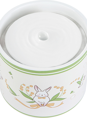 Pans全陶瓷!宠物饮水机 猫咪自动循环过滤流动狗狗喝水碗喂食器