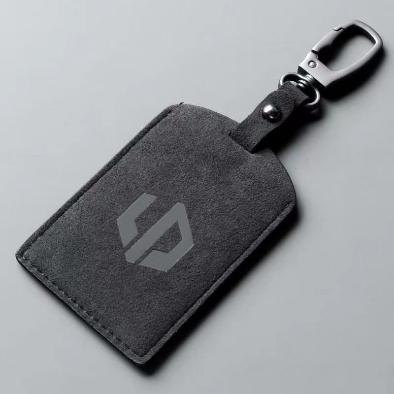 零跑卡片钥匙套C10卡片套卡包钥匙包翻毛皮男女nfc保护套