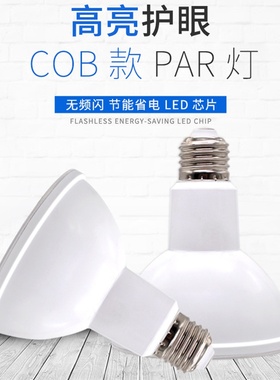 LED帕灯PAR20 PAR30 PAR38 LED灯杯球泡E27宽电压超亮18W射灯筒灯