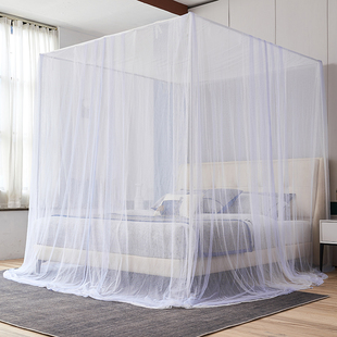 宫廷落地蚊帐双层加密公主风2022新款 1.8m床支架家用三开门1.5米