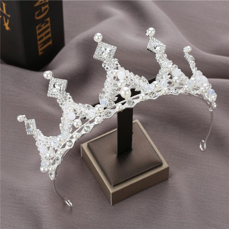 皇冠头饰发箍可爱公主王冠高级感水钻小女孩头箍发饰发卡生日发饰