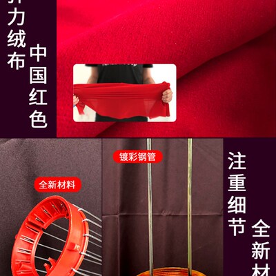 新年春节大红灯笼企业商场酒店大门装饰布置户外植绒灯笼欢度佳节