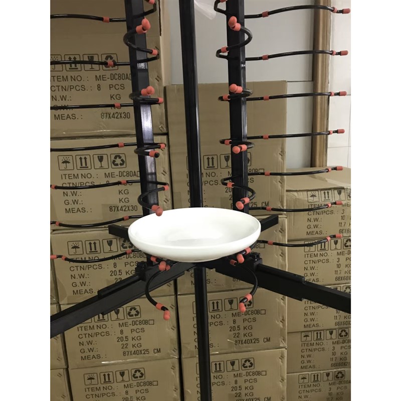 80盘移动式碟盘车宴会厅传菜运餐车菜品展示架酒店厨房收餐碗碟车