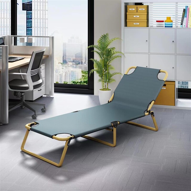 午憩轻便躺椅折叠午休床办公午睡两用椅懒人可躺可坐阳台家用休闲