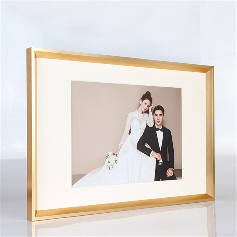 瀚露铝合金相框挂墙写真海报框架铝合金画框挂墙1000片拼图框定制