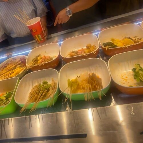 钵钵鸡专用盆商用摆摊凉菜卤菜麻辣烫大碗正方形冷锅串串展示盘子