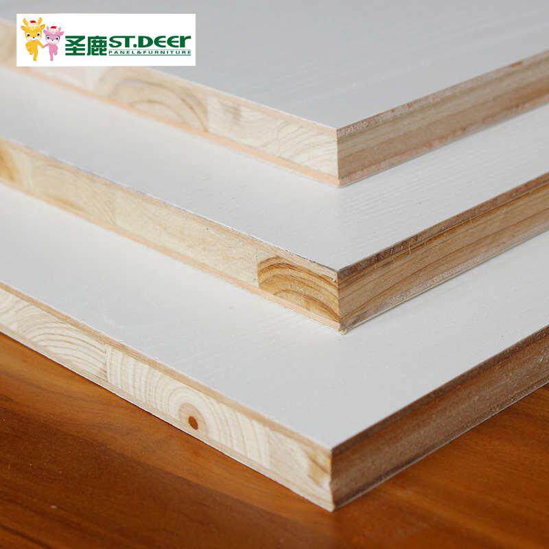 圣鹿儿童房板材E0级板生态大芯板家具实木木工板板漆板衣柜免杉木