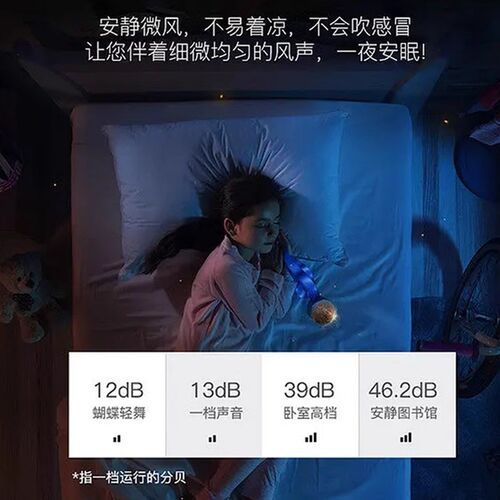 全光谱北美黑胡桃木无扇叶吸顶灯新中式客厅卧室餐厅智能风扇灯