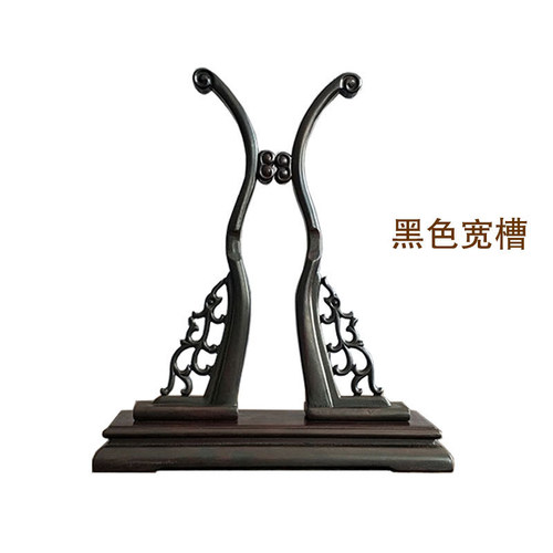 中式中国风古典风宫扇子摆件展示扇架团扇支架书房新娘婚礼扇底座