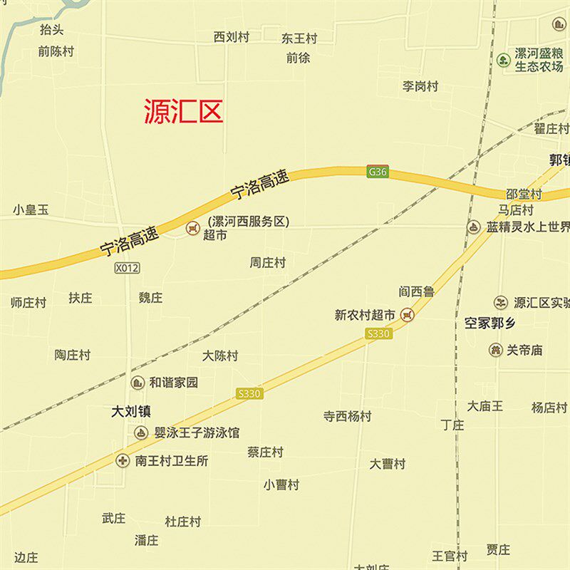 2025新款漯河市地图贴图办公室挂图高清防水墙壁贴超大装饰画定制