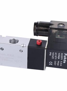 3V210-08-NC亚德气动电磁阀3V310-10二位电磁换向气阀三通控制阀