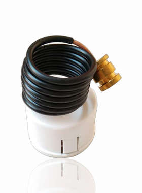 供应法罗力壁挂炉水压表毛细管4BAR压力表Y40直压力表壁挂炉插