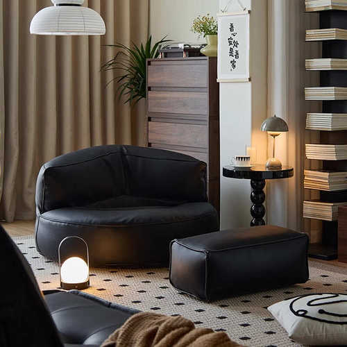 休闲懒人豆袋沙发可阳台家用小户型躺椅睡躺可小榻榻米卧室沙发椅