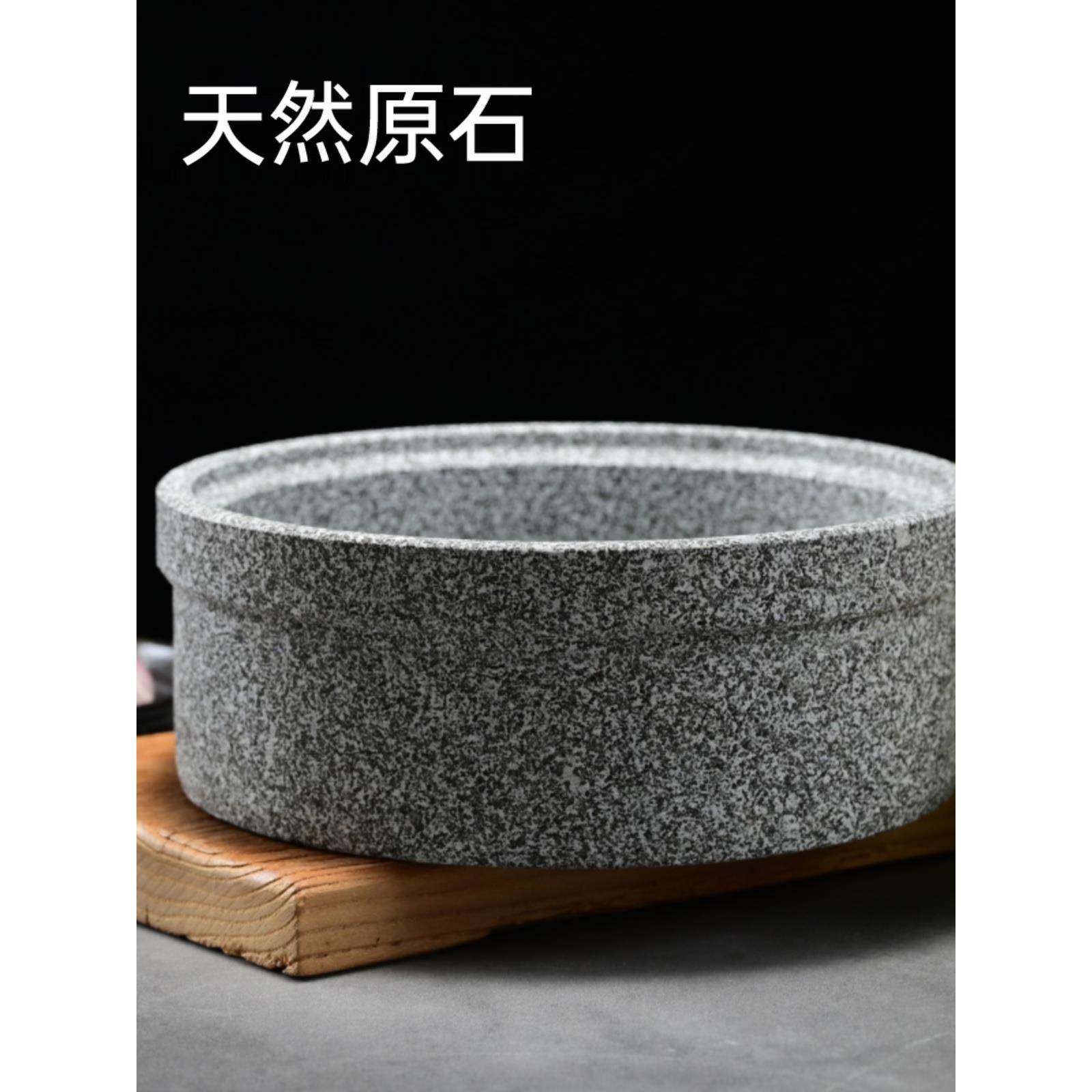 石锅菜石盆耐高温石锅带盖酒店商用天然石锅拌饭石锅鱼石板料理,电子元器件市场,其它元器件,淘宝优惠券,粉丝福利购,淘宝优惠卷