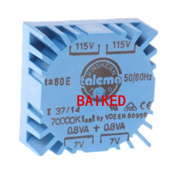 Talema 70000K 环形变压器 2x7v交流次级额定电压 1.6VA额定功率