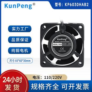 6030散热风扇6028微型交流自动化控制系统220V轴流工业专用大风量