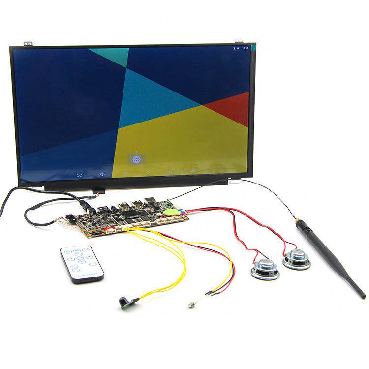 15.6寸高清液晶显示屏遥控安卓系统广告机裸屏机芯工业监控显示器