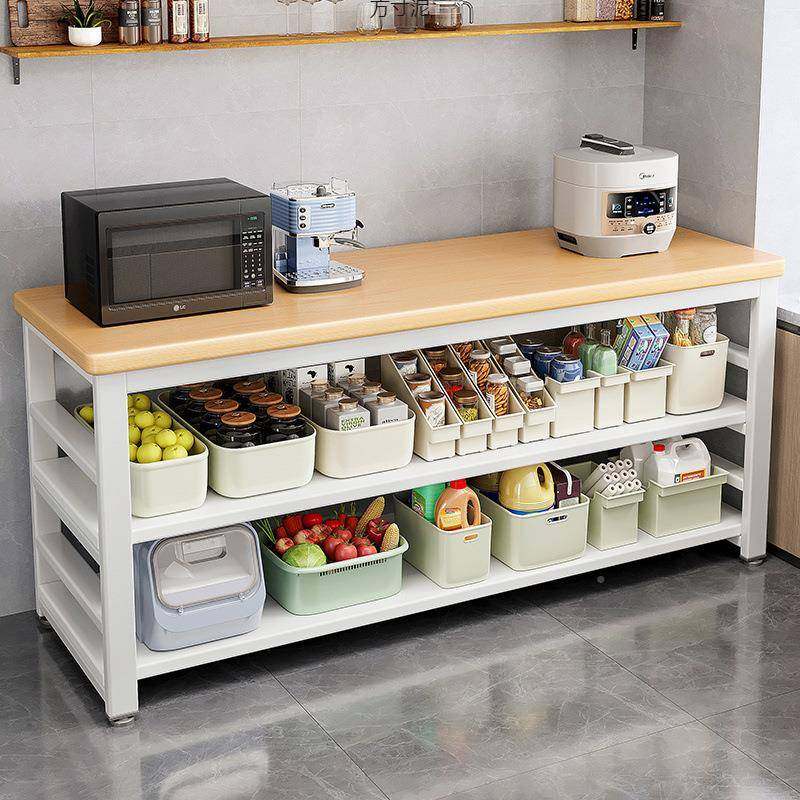 厨房物架5烤箱微无品牌/波炉3落架地多层放锅碗灶台架子收纳架家