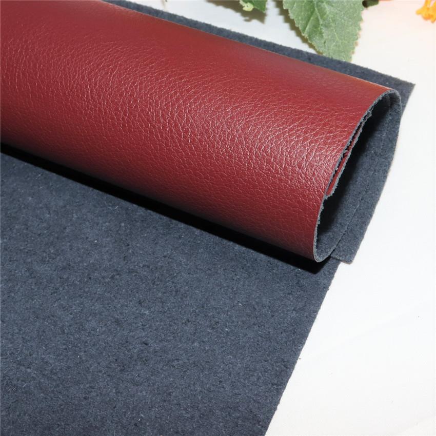 东莞0.8荔枝纹再皮革坐垫41941箱包沙溶发生家具用无革剂eco牛纤