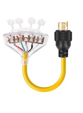 厂NCB3家供应L14-线0P/5-20RN房车美式转换线美标电源线转换短发