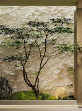 绿植枫树造树景假观鸡爪槭别墅天井茶室F98MJST8橱窗植景物装饰摆