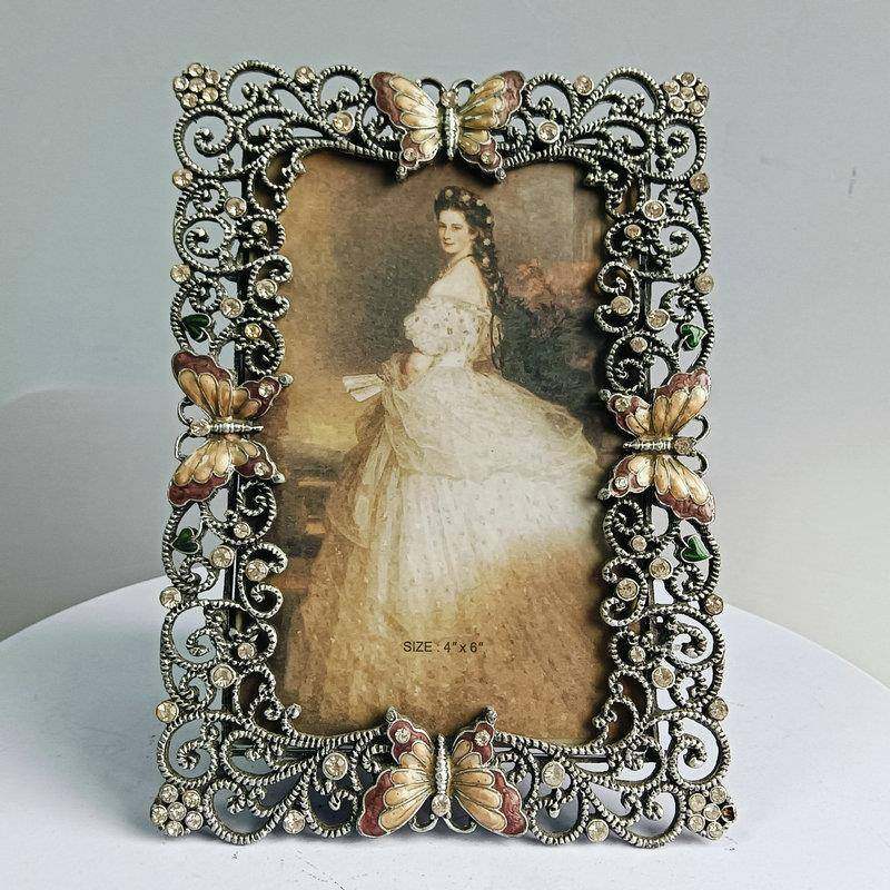 珐彩时相框尚复古金属相式框欧家庭摆件装饰台摆客厅软装酒店装饰,家居饰品,DIY亲子装饰画,淘宝优惠券,粉丝福利购,淘宝优惠卷